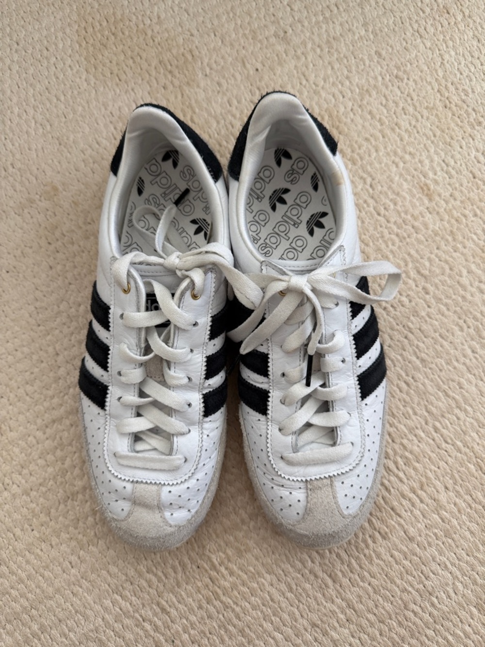 Japan suede and textured-leather sneakers (UK 6.5)